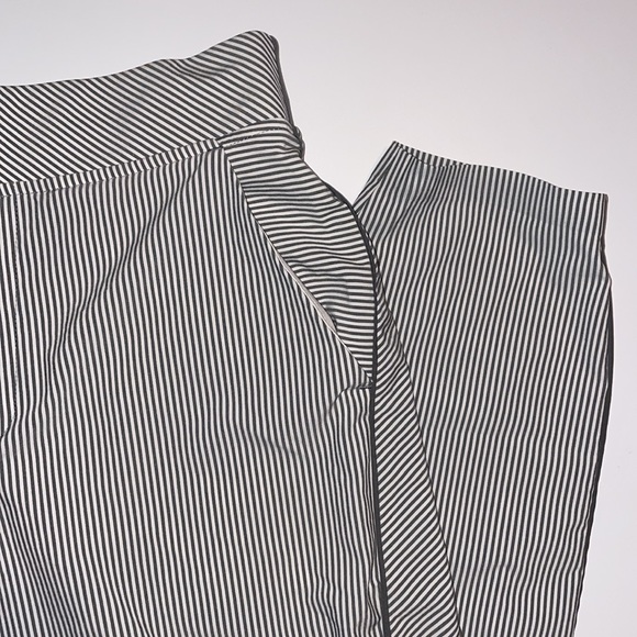 Athleta Gray Brooklyn Striped Ankle Pants - Picture 5 of 8